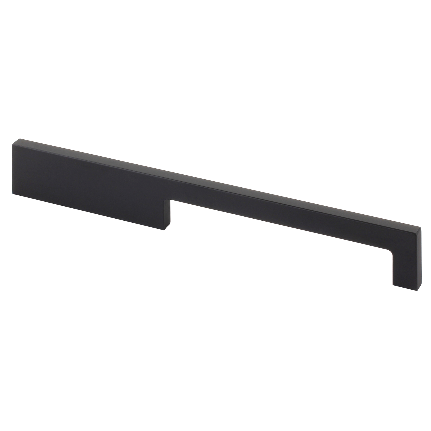 Greep drimo 224mm aluminium / zwart asymmetrisch